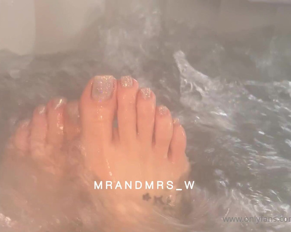 MrandMrs_W aka Mrandmrs_w OnlyFans - Morning hot tub session, apologies for the quality it was reeeeally hot and steamy