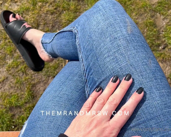 MrandMrs_W aka Mrandmrs_w OnlyFans - You notice my pretty feet while you’re out with your wife, WYD