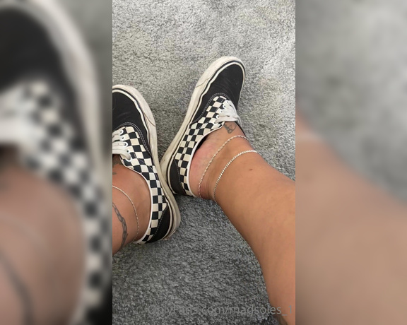 MsMaddy aka Madsoles_1 OnlyFans - My vans dont really smell so this morning I decided to go to work for a 17 hour day with no socks