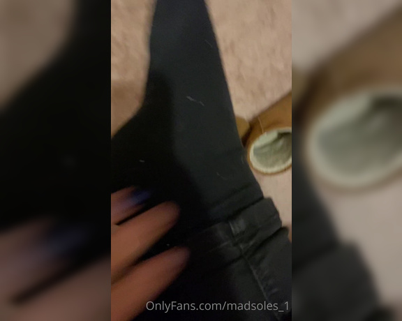 MsMaddy aka Madsoles_1 OnlyFans - Warning… smelly feet incoming!! Fresh from work feet…