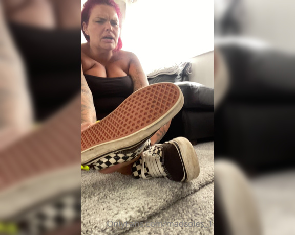 MsMaddy aka Madsoles_1 OnlyFans - Now take a look and do as your told Theres a good footboy