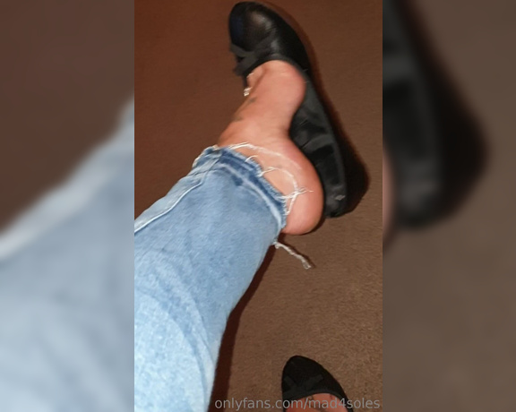 MsMaddy aka Madsoles_1 OnlyFans - Sweaty stinky flats dangle