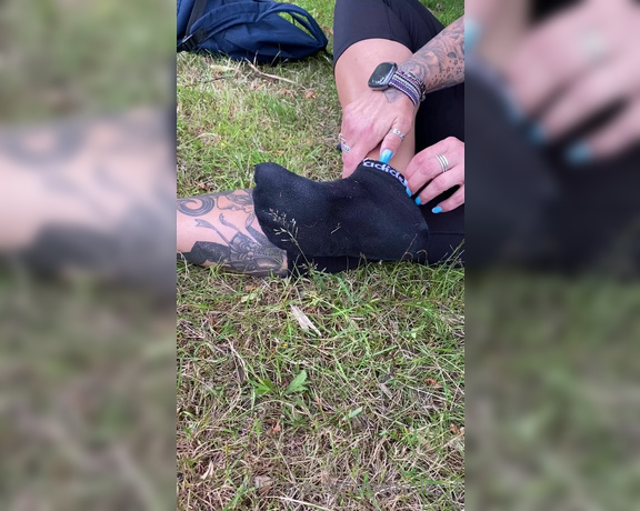 MsMaddy aka Madsoles_1 OnlyFans - I think these sweaty soles in the park are going to be a weekly occurrence Would you wanna see m 13