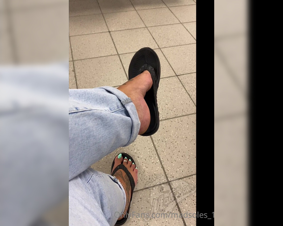 MsMaddy aka Madsoles_1 OnlyFans - Little airport dangle… Patiently waiting to get on the plane to see @solefulsassy Would you be