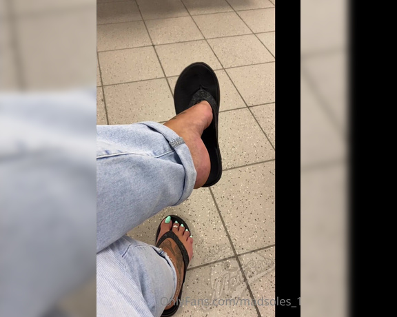 MsMaddy aka Madsoles_1 OnlyFans - Little airport dangle… Patiently waiting to get on the plane to see @solefulsassy Would you be