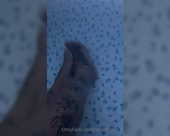 MsMaddy aka Madsoles_1 OnlyFans - Home from work and in the tub, trying to be elegant and do alittle clip then end up sliding over lol