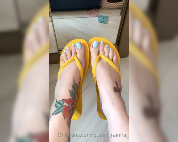 Queen Rainha aka Queen_rainha_ OnlyFans - Suck my beautiful toes Chupa meus lindos dedos