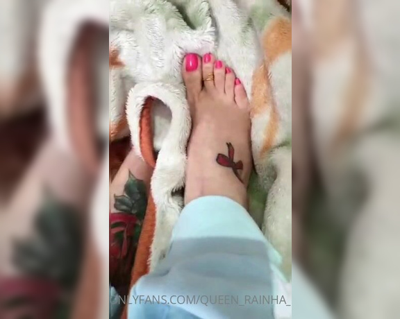 Queen Rainha aka Queen_rainha_ OnlyFans - New color  Video recorded with the Samsung note 10, the iPhone is better for foot videos, I no lon
