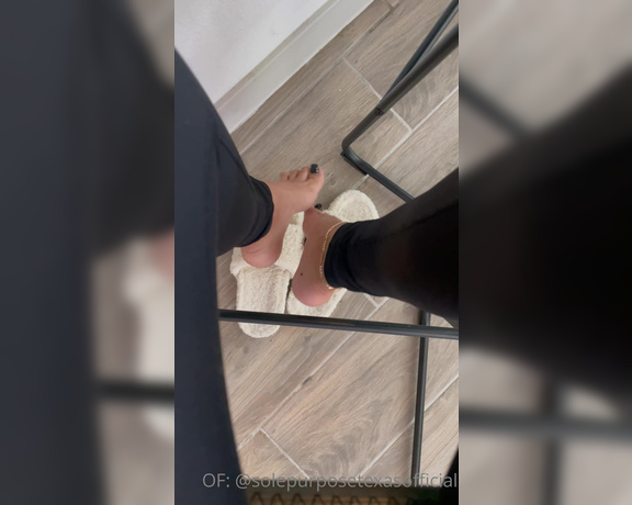 Sole Purpose Texas Feet aka Solepurposetexasofficial Onlyfans - Little slipper play