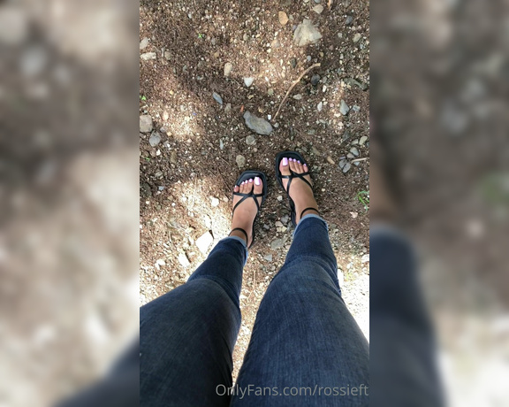 RossieM aka Rossieft OnlyFans - Went for a walk and my feet looked so good!