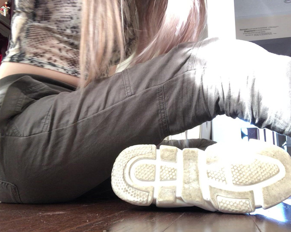 Tina aka Reigntina OnlyFans - POV taking off my nice sock shoes hehe