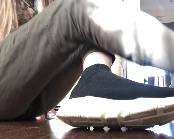 Tina aka Reigntina OnlyFans - POV taking off my nice sock shoes hehe