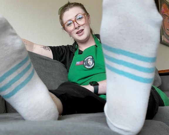 Freckled Feet aka Freckled_feet OnlyFans - When your favorite barista invites you back to the break room after her shift to say thank you” for