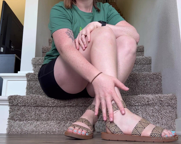 Freckled Feet aka Freckled_feet OnlyFans - I know how much you love my feet in these sandals But you know what you’re going to love even more