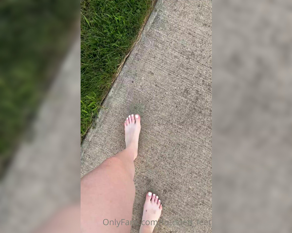 Freckled Feet aka Freckled_feet OnlyFans - Enjoying the summer sun 1