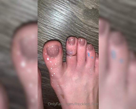 Freckled Feet aka Freckled_feet OnlyFans - Help me clean them off 2