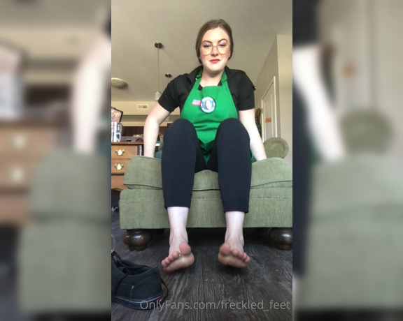 Freckled Feet aka Freckled_feet OnlyFans - A little barista findomme roleplay