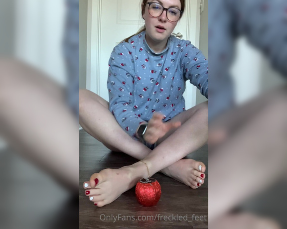 Freckled Feet aka Freckled_feet OnlyFans - Day 7 of 12 days of Alice have you ever heard ofhad a chocolate orange They’re a tradition in my fam