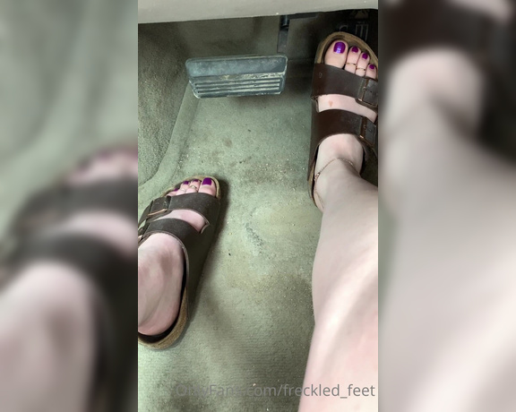 Freckled Feet aka Freckled_feet OnlyFans - For any Birkenstockdriving fans out there!