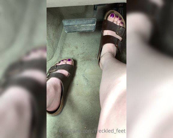 Freckled Feet aka Freckled_feet OnlyFans - For any Birkenstockdriving fans out there!