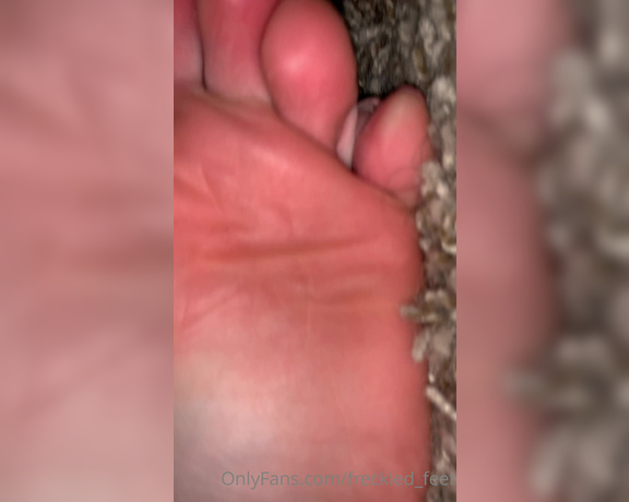 Freckled Feet aka Freckled_feet OnlyFans - Look at these peachy, sweaty soles after a workout 2