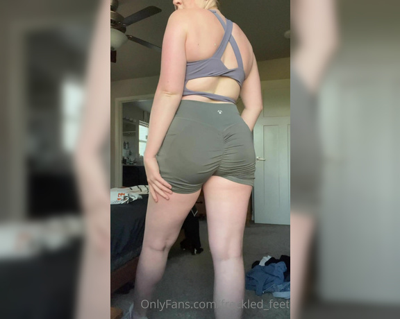 Freckled Feet aka Freckled_feet OnlyFans - When you feel hot and sweaty after a workout 1