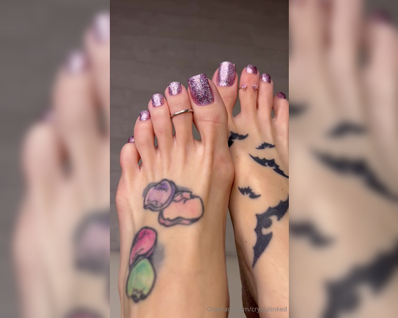 Crystal Inked aka Crystalinked OnlyFans - NEW Lavender Diamond pedi