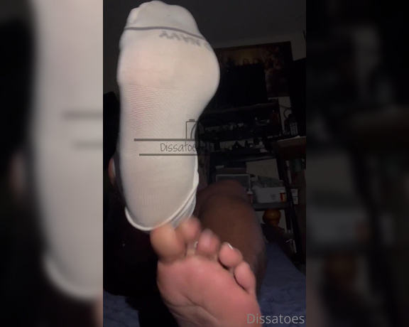 Dissa aka Dissatoes OnlyFans - After a long day at work taking off ur sock feels amazing