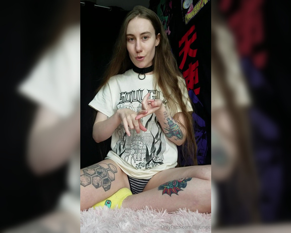 Lilijunex aka Lilijunex OnlyFans - Showing off some new dildos and impact toys that arrived this weeklets get thwomping and fucking