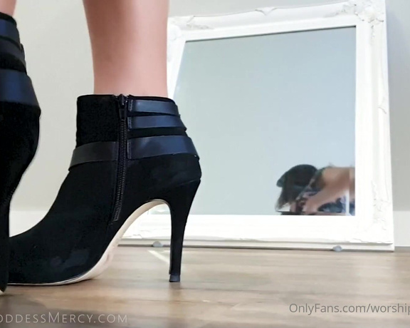 Goddess Mercy aka Worshipgoddessmercy OnlyFans - Hmm, I wonder which gorgeous heels I should wear out tonight If Im lucky, not only will I dance