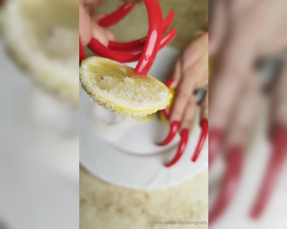 Lora Long Nails aka Loralongnails OnlyFans - Nails & Lemon