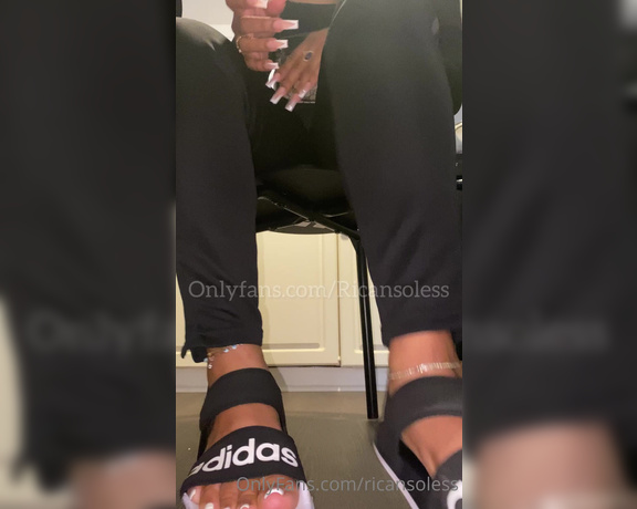 Mama Rican aka Ricansoless OnlyFans - Clean my dirty sweaty feet…only tongue allowed