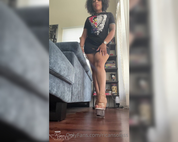 Mama Rican aka Ricansoless OnlyFans - Clear Heel Pleasers Seduction
