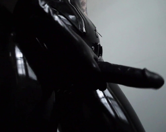 Mistress Trinity aka Servetrinity OnlyFans - EXTENDED PREVIEW POV worshipping Her superior rubber cock This footage is a just a taste some bes