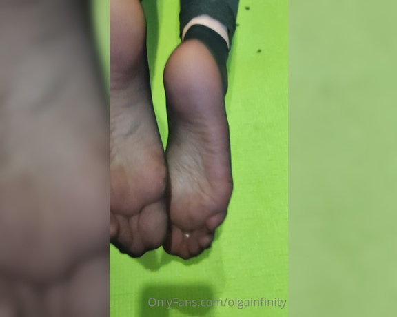 Olga Infinity aka Olgainfinity OnlyFans - Perfect view to jerk off on nylons soles 1