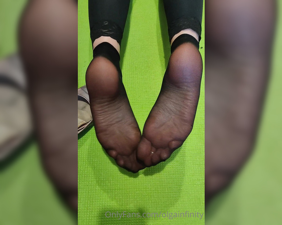 Olga Infinity aka Olgainfinity OnlyFans - Perfect view to jerk off on nylons soles 1