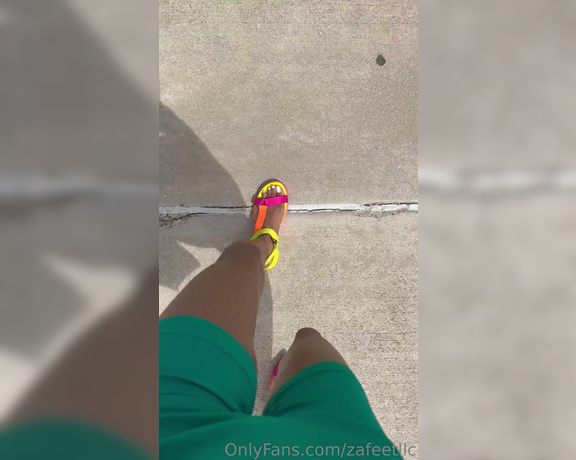 Zafeet aka Zafeetllc OnlyFans - Park feet Take a longggg walk with me  1