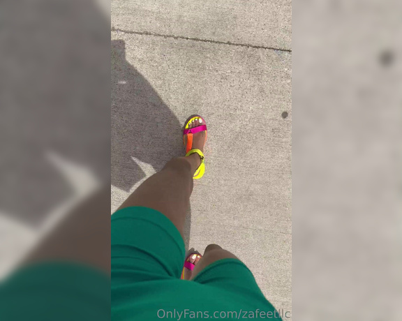 Zafeet aka Zafeetllc OnlyFans - Park feet Take a longggg walk with me  1