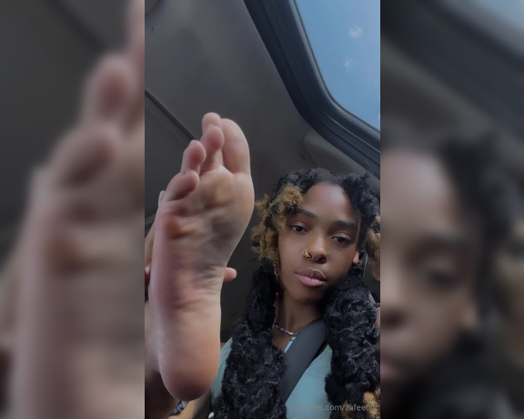 Zafeet aka Zafeetllc OnlyFans - Sexy soles going on a vibey car ride 1