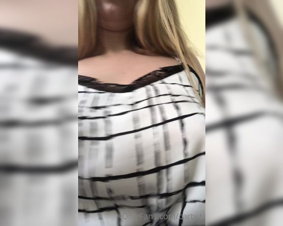 Carty aka Cartyti OnlyFans - Sexy top without bra