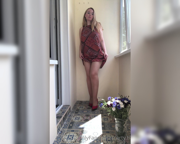 Carty aka Cartyti OnlyFans - New nice video exclusive only for my OnlyFans subscribers tan pantyhose sexy heels and beautiful