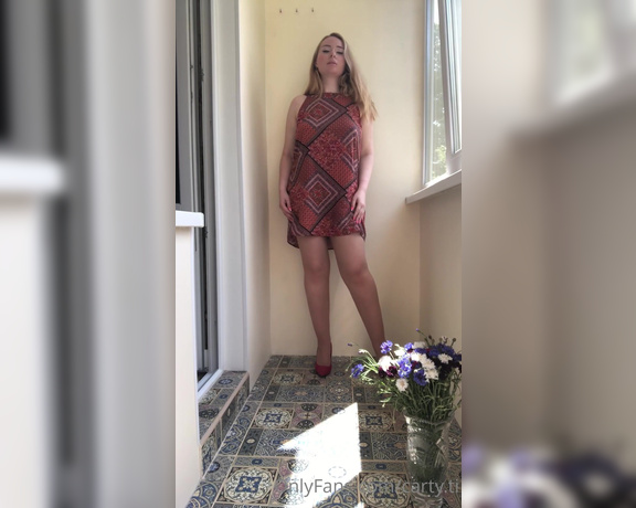 Carty aka Cartyti OnlyFans - New nice video exclusive only for my OnlyFans subscribers tan pantyhose sexy heels and beautiful