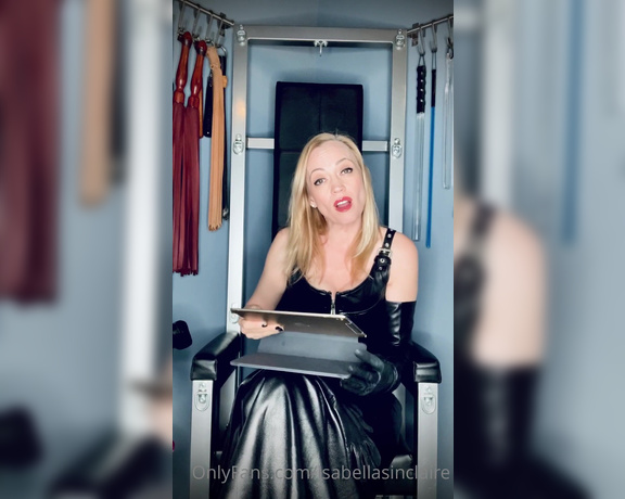 Isabella Sinclaire aka Isabellasinclaire OnlyFans - Another from Quarantine Series of training videos March 14, 2020  One of the regular slaves Ive