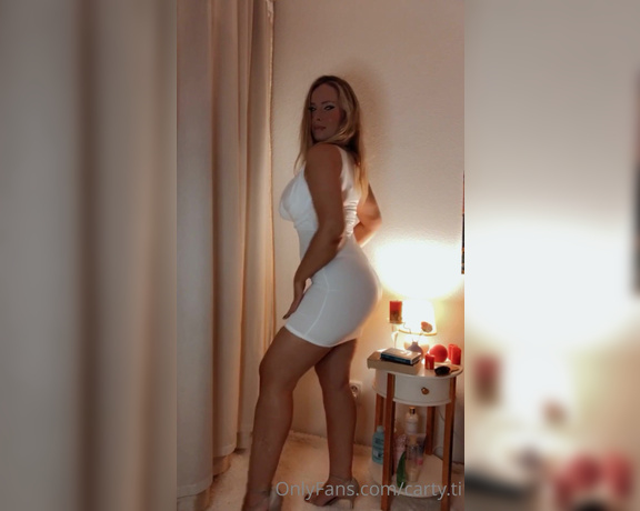 Carty aka Cartyti OnlyFans - Sexy dance and tease in beautiful dress and sandals