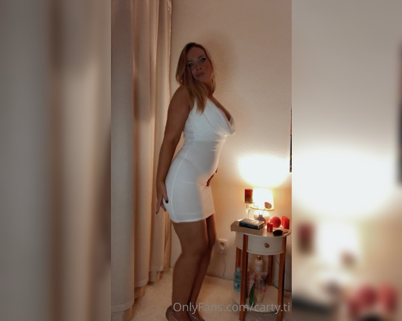 Carty aka Cartyti OnlyFans - Sexy dance and tease in beautiful dress and sandals