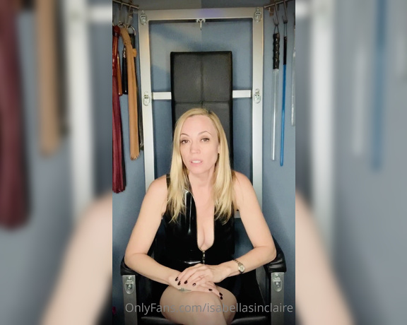 Isabella Sinclaire aka Isabellasinclaire OnlyFans - Quarantine series March 16, 2020  Custom training for a new slave to try to calm him in order to
