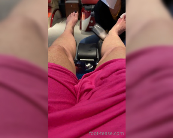 Janet Mason aka Janetmasonfeet OnlyFans - Salon Pedicure Day, video update #2!