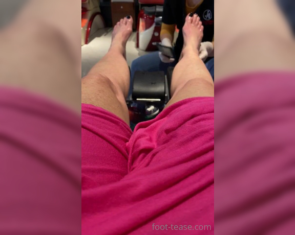 Janet Mason aka Janetmasonfeet OnlyFans - Salon Pedicure Day, video update #2!