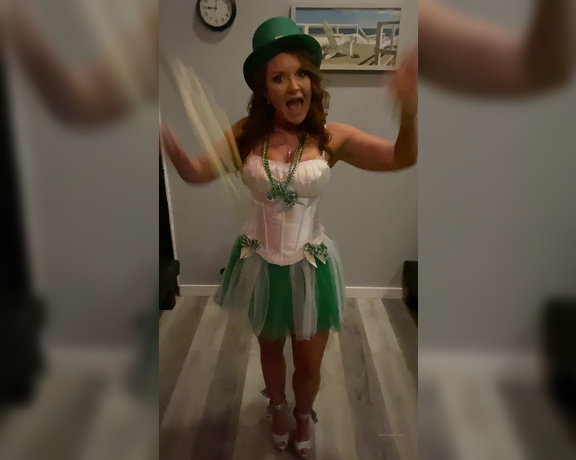 Janet Mason aka Janetmasonfeet OnlyFans - At a private St Patty’s Day party with hubby wearing my sexy leprechaun” outfit How do you like