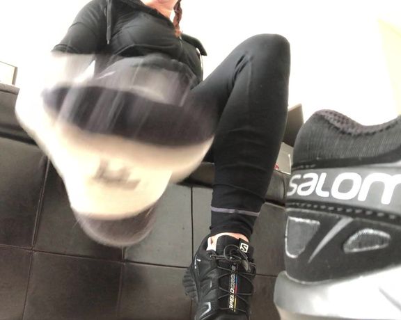 Janet Mason aka Janetmasonfeet OnlyFans - Post Workout Feet! Removing my hot, sweaty shoes and socks after a workout POV shot  very up close